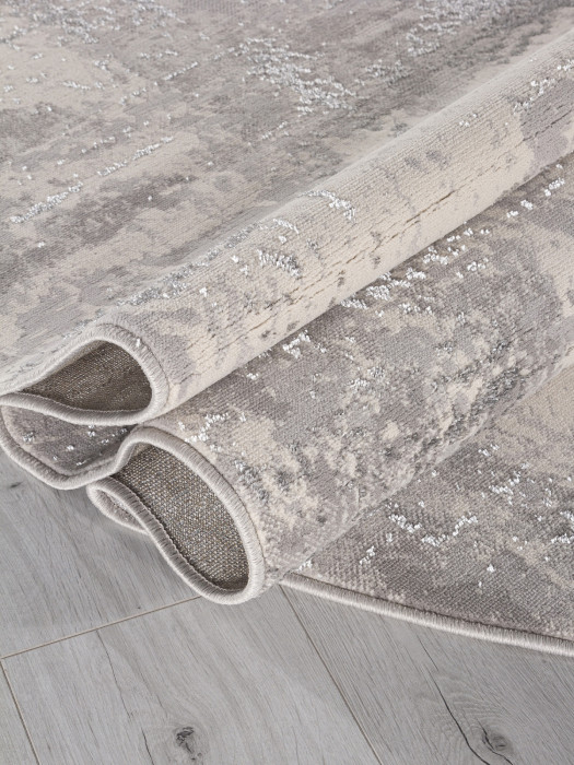 Ковер F169 - CREAM-GRAY - Овал - коллекция LIMAN