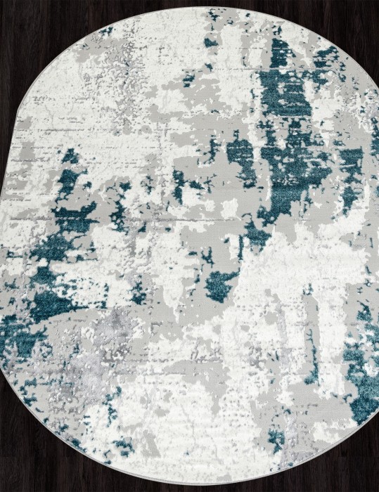 Ковер F285 - GRAY - Овал - коллекция PALERMO