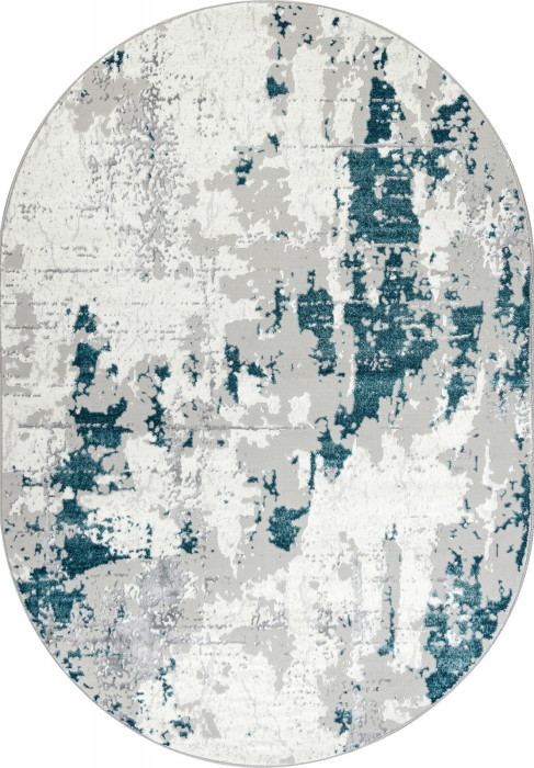 Ковер F285 - GRAY - Овал - коллекция PALERMO