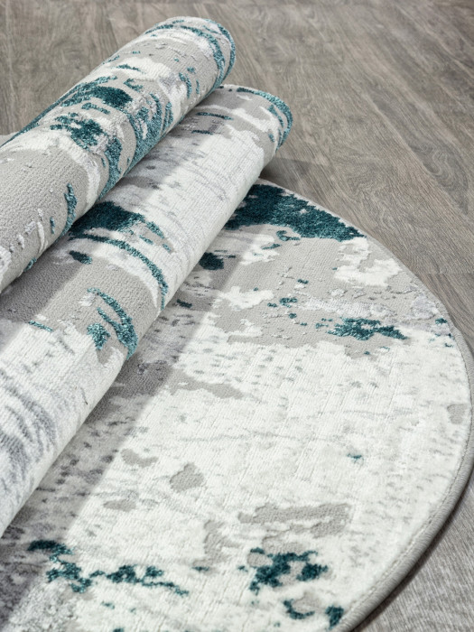 Ковер F285 - GRAY - Овал - коллекция PALERMO