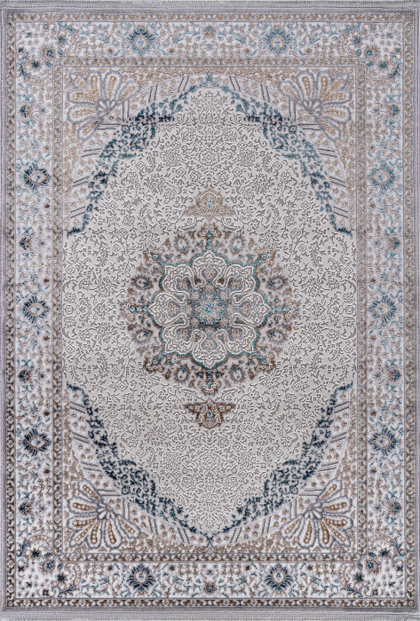 Ковер F637 - GREEN-BLUE - Прямоугольник - коллекция HALIF