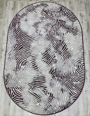 Ковер 36911A oval LILA / GREY