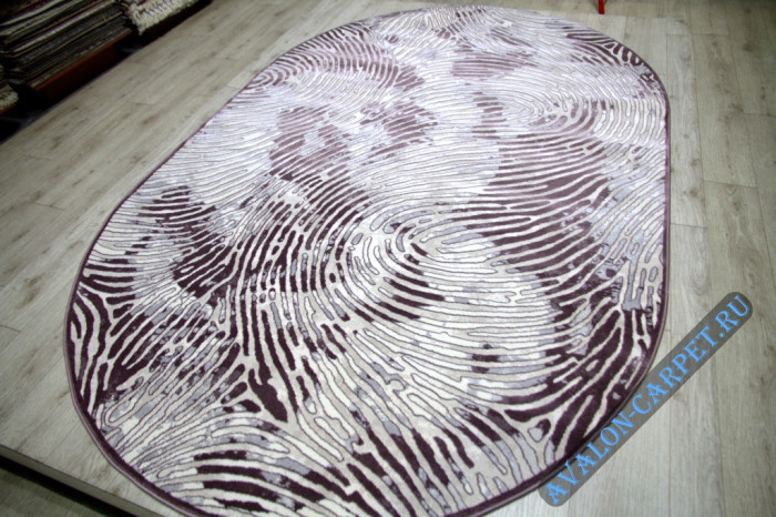 Ковер 36911A oval LILA / GREY
