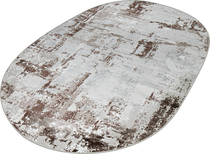Ковер 37342A oval BROWN / D.BEIGE