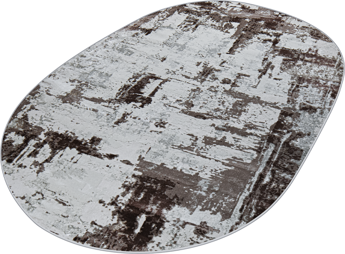 Ковер 37342A oval BROWN / D.BEIGE