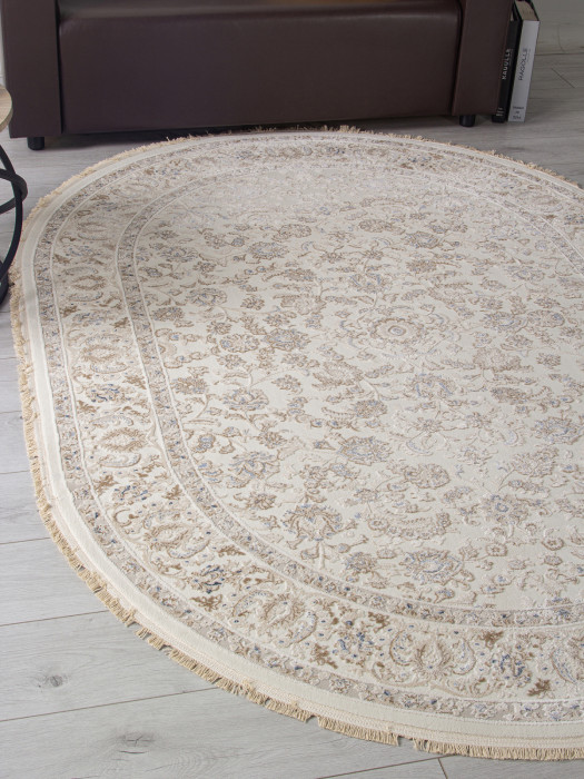 Ковер 35826Z - CREAM / BEIGE - Овал - коллекция JASMINE
