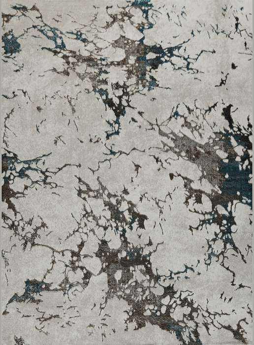 Ковер 40834A r BLUE FLS / BEIGE COK