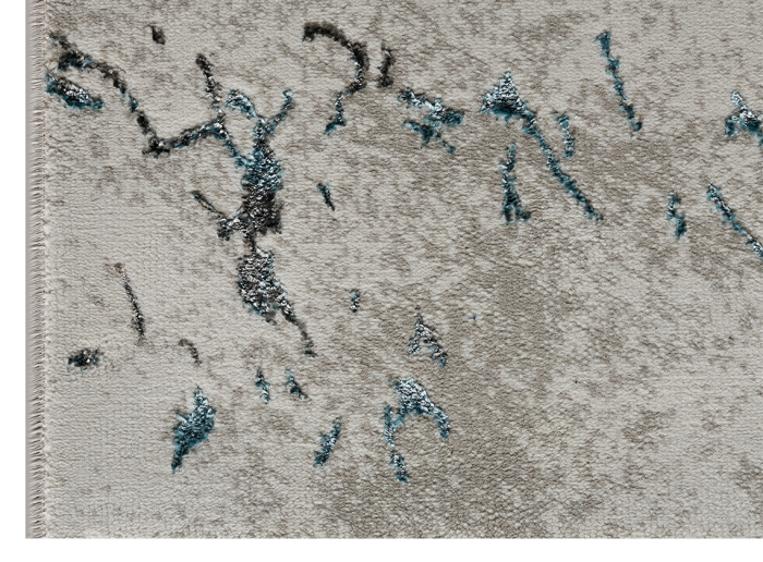 Ковер 40834A r BLUE FLS / BEIGE COK