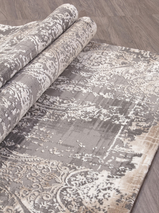 Ковер 04078C - GREY / BROWN - Прямоугольник - коллекция ARMINA