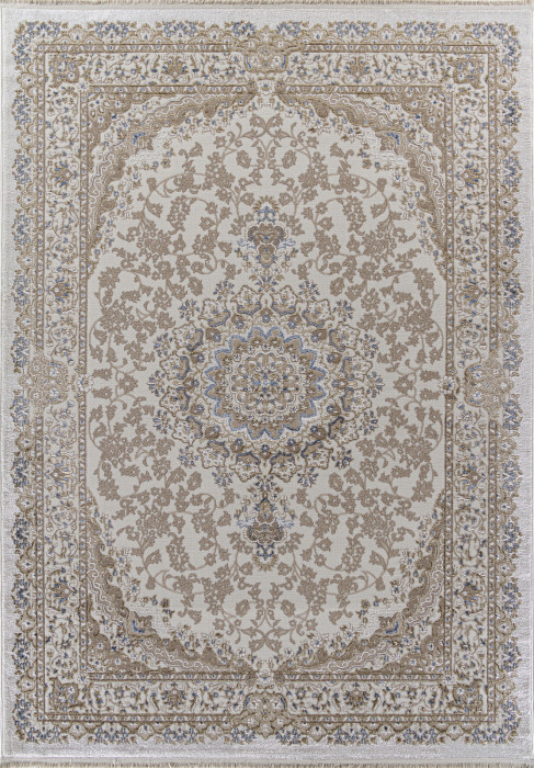 Ковер 27239A - CREAM / BLUE - Прямоугольник - коллекция ESSA