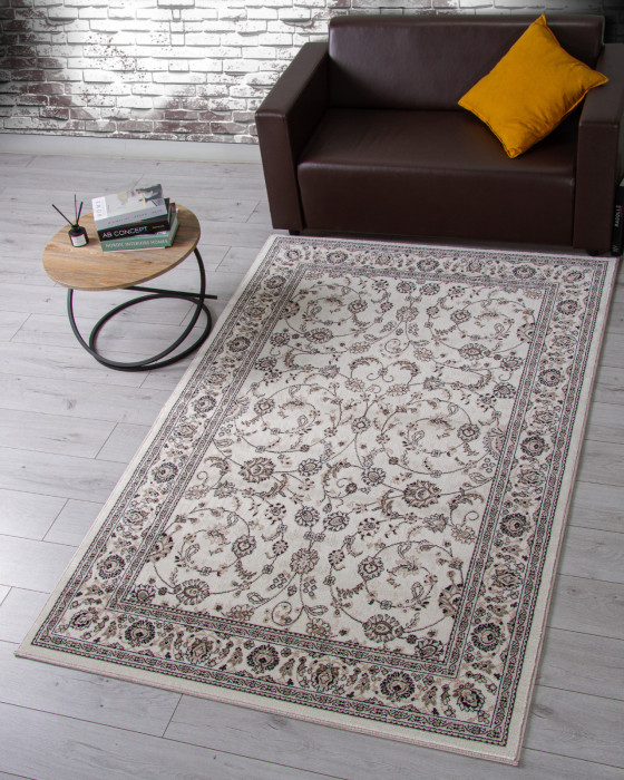 Ковер d251 - CREAM-BROWN - Прямоугольник - коллекция VALENCIA DELUXE