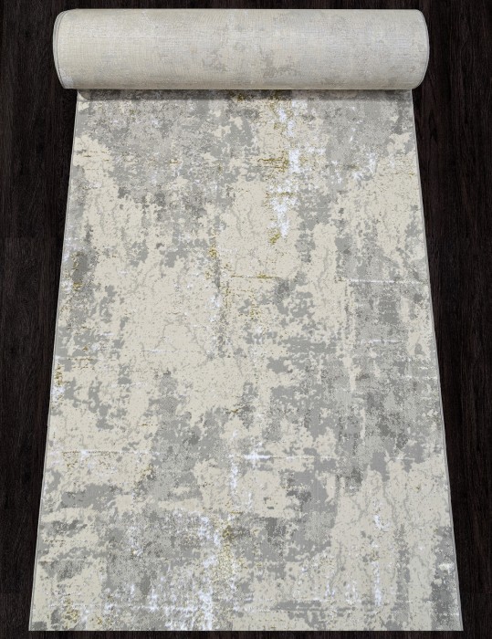 Ковер F169 - CREAM-GREEN - Дорожка - коллекция LIMAN