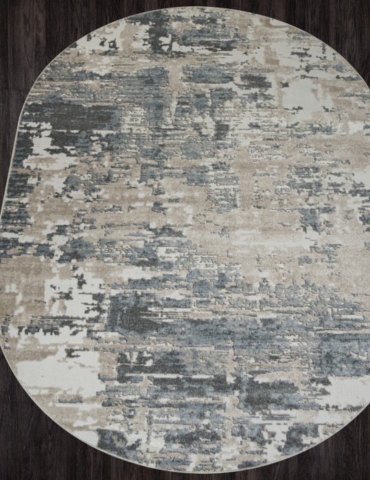 Ковер F231 - BEIGE-BLUE - Овал - коллекция NATUREL