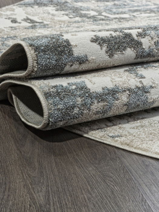 Ковер F231 - BEIGE-BLUE - Овал - коллекция NATUREL