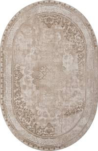 Ковер SIESTA ( СИЕСТА ) M030A - LIGHT BEIGE / CREAM ( Овал )
