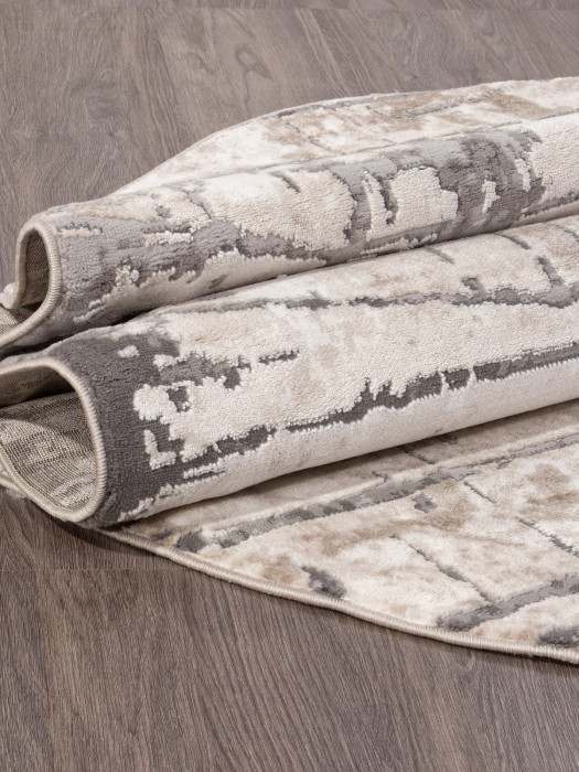 Ковер 03802A - GREY / BROWN - Овал - коллекция ARMINA