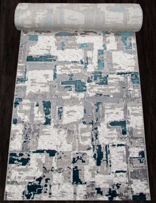 Ковер F288 - GRAY - Дорожка - коллекция PALERMO