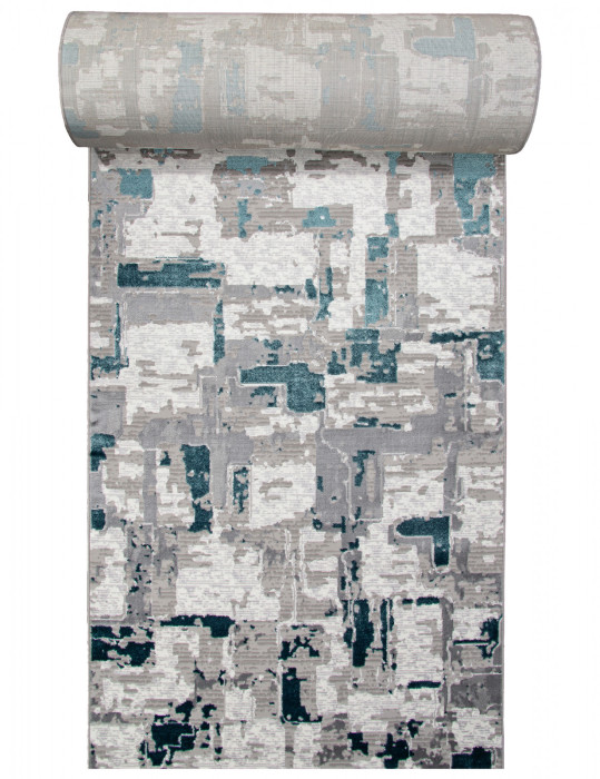 Ковер F288 - GRAY - Дорожка - коллекция PALERMO