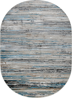 Ковер 37909A oval BLUE FLS / BEIGE FLS