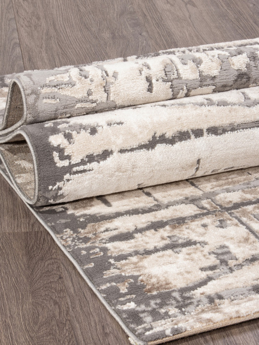 Ковер 03802A - GREY / BROWN - Прямоугольник - коллекция ARMINA