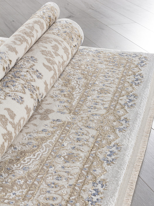 Ковер 27239A - CREAM / NAVY - Прямоугольник - коллекция MOSSO