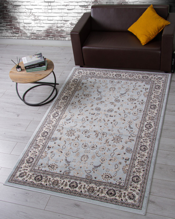 Ковер d251 - L.BLUE-BROWN - Прямоугольник - коллекция VALENCIA DELUXE