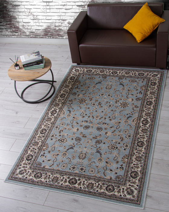 Ковер d251 - L.BLUE-BROWN - Прямоугольник - коллекция VALENCIA DELUXE