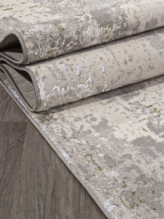 Ковер F169 - CREAM-GREEN - Прямоугольник - коллекция LIMAN