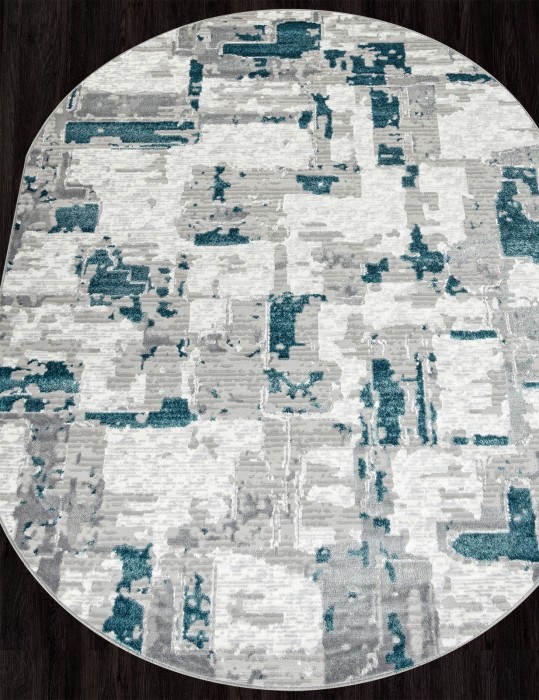 Ковер F288 - GRAY - Овал - коллекция PALERMO