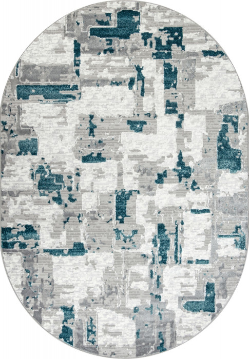 Ковер F288 - GRAY - Овал - коллекция PALERMO