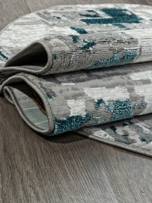 Ковер F288 - GRAY - Овал - коллекция PALERMO