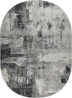 Ковер 36506A oval GREY / GREY