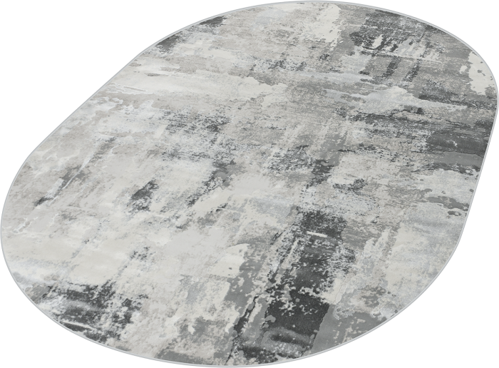 Ковер 36506A oval GREY / GREY