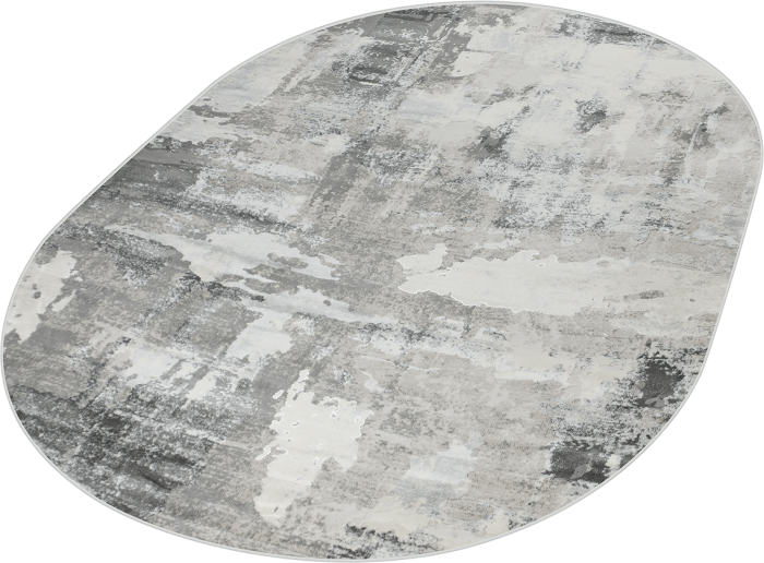 Ковер 36506A oval GREY / GREY