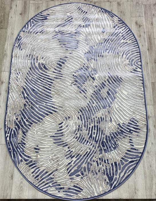 Ковер 36911J oval BLUE / BLUE