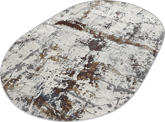Ковер 37379A oval TERRA / L.GREY