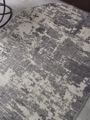 Ковер F231 - GRAY - Овал - коллекция NATUREL