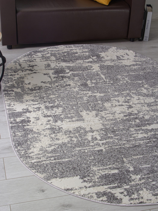 Ковер F231 - GRAY - Овал - коллекция NATUREL