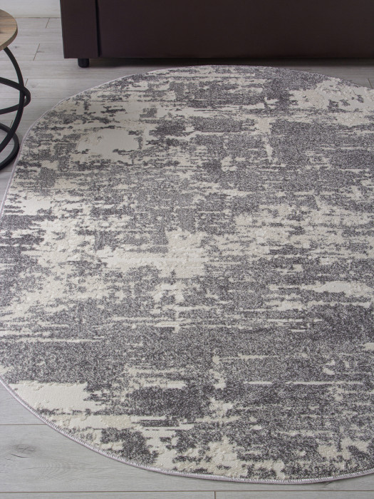 Ковер F231 - GRAY - Овал - коллекция NATUREL
