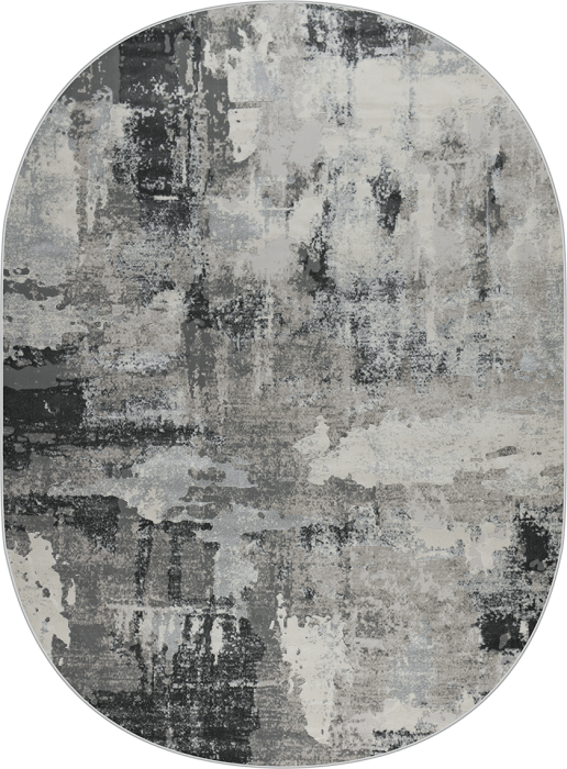 Ковер 36506A oval GREY / L.GREY