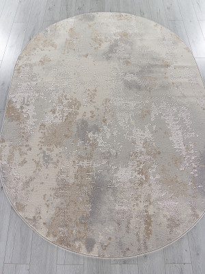 Ковер F171 - BEIGE - Овал - коллекция LIMAN