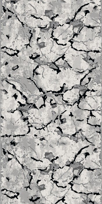 Ковер F289 - DARK GRAY - Дорожка - коллекция PALERMO