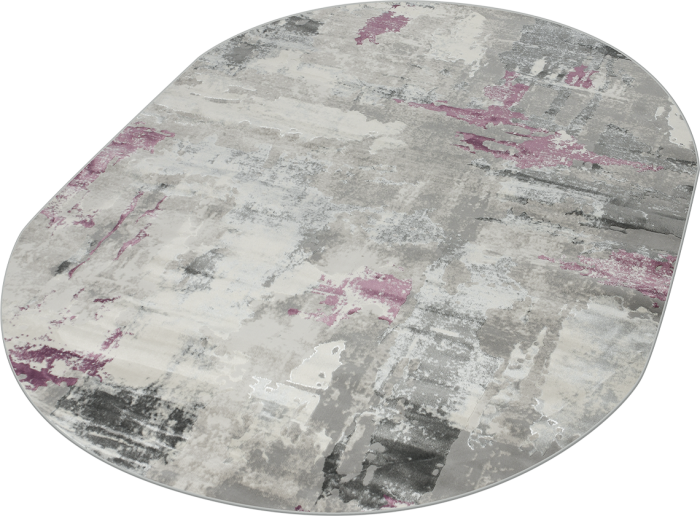 Ковер 36506A oval GREY / LILA