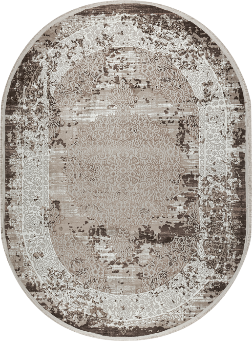 Ковер 36561C oval BROWN / BEIGE