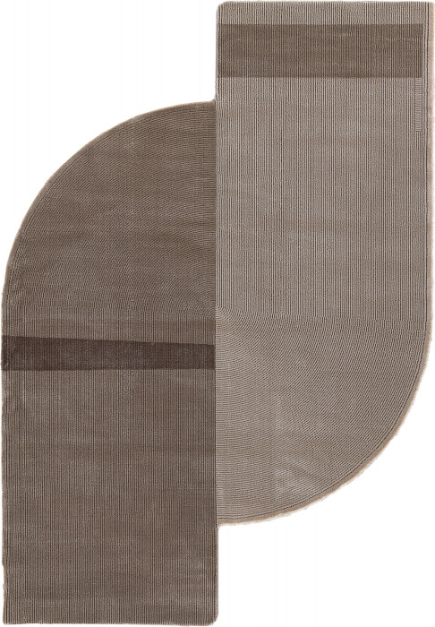 Ковер 00833C - GREY / BROWN - Прямоугольник - коллекция SAFIR