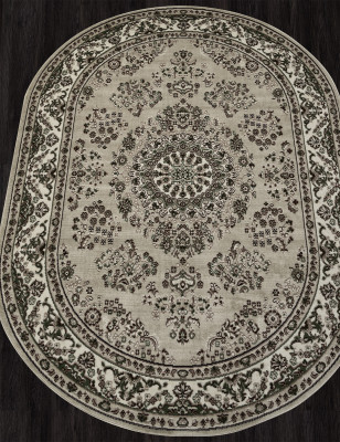 Ковер D285 - BEIGE - Овал - коллекция GAVANA