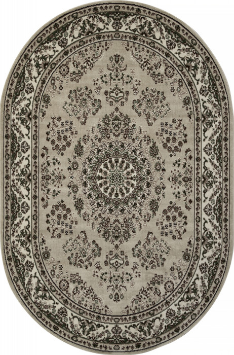 Ковер D285 - BEIGE - Овал - коллекция GAVANA