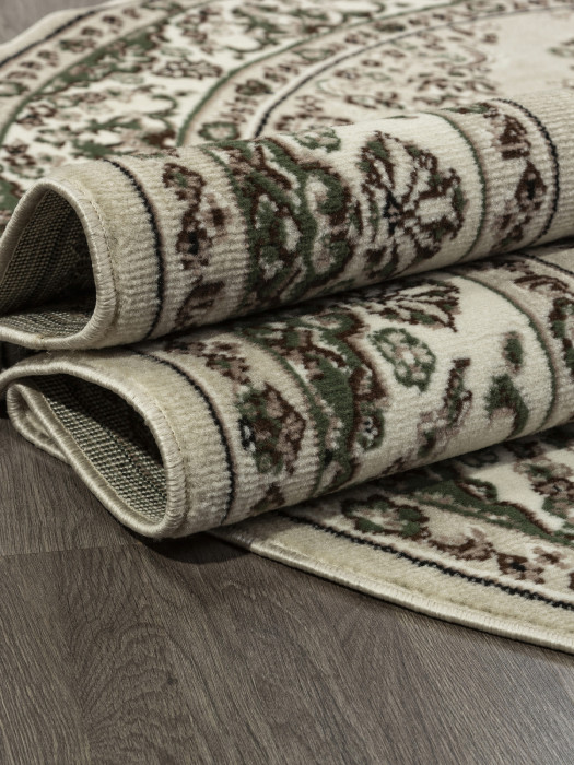 Ковер D285 - BEIGE - Овал - коллекция GAVANA