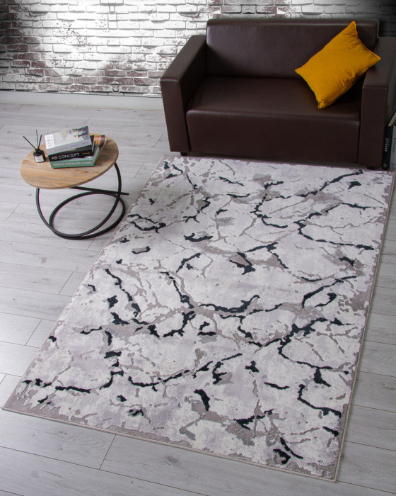 Ковер F289 - DARK GRAY - Прямоугольник - коллекция PALERMO