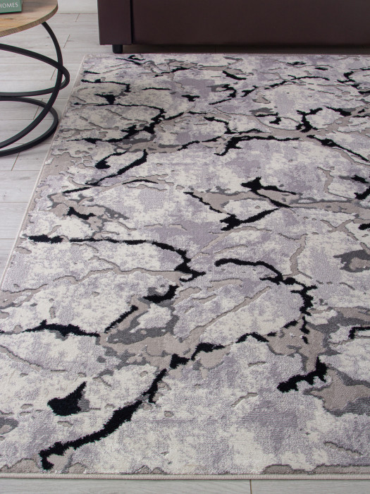 Ковер F289 - DARK GRAY - Прямоугольник - коллекция PALERMO